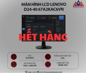 Màn hình máy tính Lenovo D24-40 67A2KAC6VN - 23.8 inch