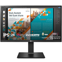 Màn hình máy tính LG 23.8 inch 24QP550-B QHD IPS 75Hz AMD FreeSync HDR10 - Hàng chính hãng - Năm 2023