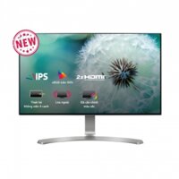 Màn hình máy tính LG IPS 24 inch Full HD sRGB over 99% Thiết kế không viền 4 cạnh Loa 5W 24MP88HV-S