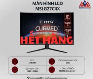 Màn hình máy tính MSI Optix G27C4X - 27 inch