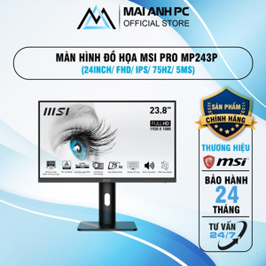 Màn hình máy tính MSI PRO MP243P -23.8 inch
