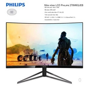 Màn hình máy tính Philips 278M6QJEB - 27 inch, Full HD