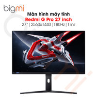 Màn hình máy tính Redmi G Pro 27 inch P27QBA-RGP – Màn hình gaming 27 inch | 2K | 180Hz | 1ms