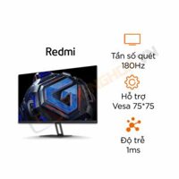 Màn hình máy tính Redmi G27Q 2025 27 inch- Độ phân giải 2K, Tần số quét 180Hz, Vesa 75×75