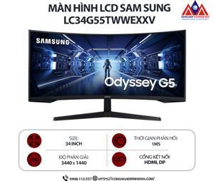 Màn hình máy tính Samsung Odyssey G5 LC34G55TWWEXXV - 34 inch