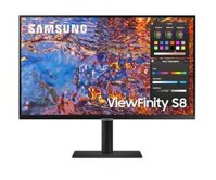 Màn hình máy tính Samsung ViewFinity S8 UHD LS27B800PXEXXV  27 inch  3,840 x 2,160  IPS  60Hz  5ms  Display Port  HDMI  USB Hub  USB - C Charging 90W     - Hàng Chính Hãng