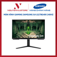 Màn hình máy tính Samsung Gaming Odyssey G4 240Hz IPS LS27BG400EEXXV  27 Inch  1,920 x 1,080  IPS  240Hz  DP  HDMI  Audio line out  - Hàng Chính Hãng