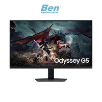 Màn hình máy tính Samsung Odyssey G5 ( LS32DG502EEXXV ) | 32 inch QHD | 180Hz | IPS | 1 ms | DP + HDMI | 2Yrs
