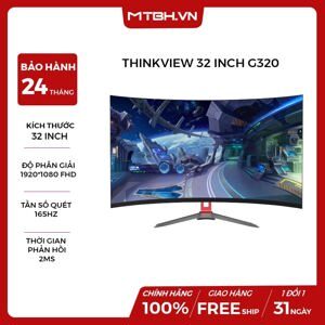 Màn hình máy tính ThinkView G320 - 32 inch, Full HD