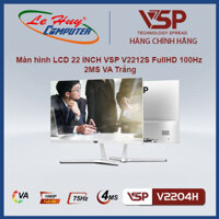 Màn hình máy tính VSP V2212S FullHD 100Hz 2MS VA Trắng