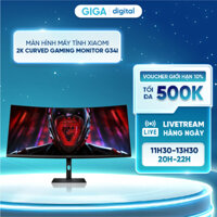 Màn hình máy tính Xiaomi 2K Curved Gaming Monitor G34i ELA5454EU 34 inch, độ phân giải 3440 × 1440px