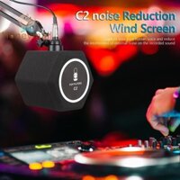 Màn hình Mic Studio đa năng C2 Micro có thể tháo rời Ghi âm trực tiếp Chống nhiễu Giảm tiếng ồn Màn hình chống gió 55-75mm [Honeymall.vn]