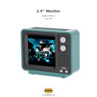 Màn Hình Mini DOIO TV Retro 2.9 Inch 1440P 120Hz | Hỗ Trợ HDMI Đa Năng | Phong Cách Cổ Điển Tinh Tế