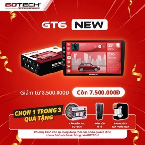 Màn hình ô tô thông minh Gotech GT6 New