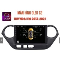 màn hình oled pro (new) chip 8core 9 inch theo xe HUYNDAI i10 2014-2020