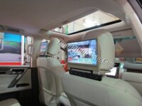 Màn hình ốp sau gối đầu, có DVD, màn hình 9 inch, đủ màu