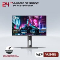 Màn hình phẳng VSP 24 inch 2K eSport Gaming VU241Q | QHD | USB C/Type C