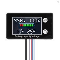 Màn Hình Pin 9V-100V Dung Lượng Pin Đồng Hồ Đo Điện Áp Có Màn Hình LCD Đèn Nền Kỹ Thuật Số Vôn Kế Máy Kiểm Tra Cho Pin Lithium Ternary Pin Axit Chì Lithium Sắt Phosphate Ba