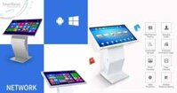 Màn hình quảng cáo chân quỳ 32 inch | Màn hình cảm ứng chân quỳ 32 inch