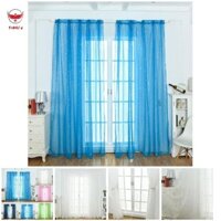 Màn hình rèm vải tuyn lãng mạn với trang trí ngôi sao Sequin cho phòng khách