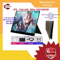 màn hình rời 15.6 inch fullhd 100%SRGB, chất lượng cao, 1980x1080, 60hz, tỉ lệ 16:9, bền đẹp di động