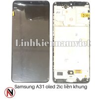 Màn hình Samsung A31 / A3 2020 Oled 2ic liền khung ( sử dụng được vân tay )
