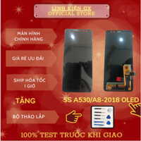 Màn hình Samsung A8 2018 A530 hiển thị đẹp màn galaxy a8 2018 a530 Màn oled zin cảm ứng mượt 100% test trước khi giao
