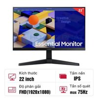 Màn hình Samsung IPS LS22C310EAEXXV 22-inch 75Hz