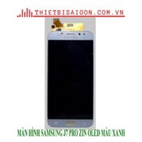 MÀN HÌNH SAMSUNG J7 PRO ZIN OLED MÀU XANH