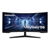 Man hinh Samsung Odyssey G5 LC34G55TWWEXXV 34Inch 165Hz 1Ms Curved VA - Hàng Chính Hãng