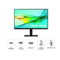 Màn hình Samsung ViewFinity S6 S60UD LS32D604UAEXXV (32 inch/QHD/IPS/100HZ/5Ms/USB-C 90W)