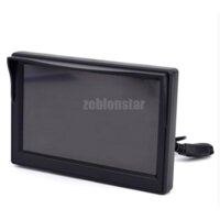 Màn hình táp lô HD 5 inch cho camera lùi xe hơi ô tô kèm phụ kiện treo kính chắn gió trước LCD TFT video DVD VCD 12v
