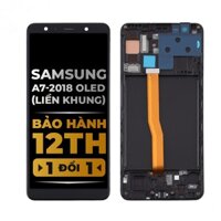 Màn hình thay thế cho điện thoại Samsung A7 (2018) Oled (Liền Khung)