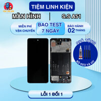 Màn hình tương thích Samsung A51/A71/A51s  có khung, không khung (Tặng Keo Vít)