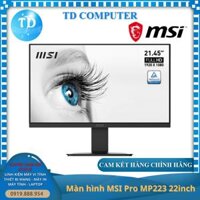 Màn hình vi tính MSI Pro MP223  22inch 21.45 Full HD VA,100Hz, HDMI  VGA - Hàng chính hãng DGW phân phối