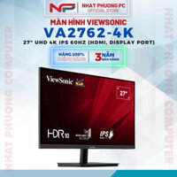 Màn Hình ViewSonic VA2762-4K 27" UHD 4K IPS 60Hz (HDMI, Display Port)