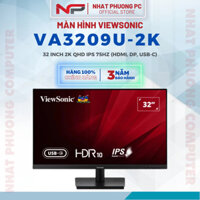 Màn hình ViewSonic VA3209U-2K 32 inch 2K QHD IPS 75Hz (HDMI, DP, USB-C) - Bảo hành chính hãng 36 tháng