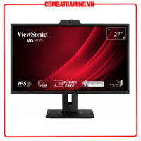Màn hình ViewSonic VG2740V Webcam Mic 27 inch IPS FHD Ergonomic Loa - Hàng Chính Hãng