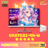 Màn Hình Viewsonic VX27G81-4K-W 27 inch UHD Fast IPS 4K 160Hz/FHD 320Hz, HDR, HDMI/DP, Thiết Kế Micro Bezel