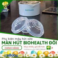 Màn hút máy hút sữa Biohealth điện đôi