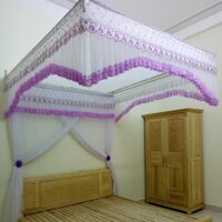 Màn khung vuông ren lạnh - không kèm khung -