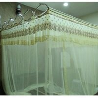 Màn khung xếp gọn trọn bộ loại 1 Màn + Khung- Màn khung xếp mùng xếp gọn tiện dụng  (kèm theo khung inox)