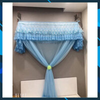 Màn khung xếp gọn trọn bộ Màn + Khung- Màn khung xếp mùng xếp gọn tiện dụng(kèm theo khung inox)