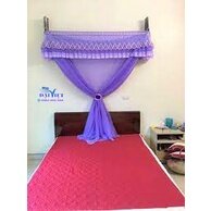 Màn khung xếp gọn trọn bộ Màn + Khung- Màn khung xếp mùng xếp gọn tiện dụng(kèm theo khung inox)