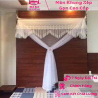 Màn Khung Xếp Gọn VT, Khung inox, Màn Tuyn Lạnh Cao Cấp Loại 1. Khung Chắc Chắn