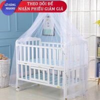 ☬Màn lưới chống muỗi thiết kế bền bỉ cho giường cũi trẻ em