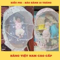 Màn mùng chụp tự bung chống muỗi cho bé gấp gọn trẻ em sơ sinh, bé lớn, bé nhỏ đặt võng nôi cũi