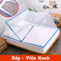 Màn Mùng chụp tự bung người lớn xếp thông minh 1m2 1m4 1m6 1m8 gấp gọn ngủ tiện dụng chống muỗi cao cấp