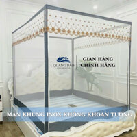 Màn Mùng Hộp Khung INOX Chắc Chắn Chống Muỗi Không Khoan Tường  Đẹp Sang Trọng-Màn Hộp Quang Bảo