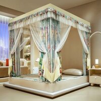 Màn mùng khung chống muỗi, chống bụi 3 cửa, rèm che giường ngủ chắn sáng, phòng ngủ nhà